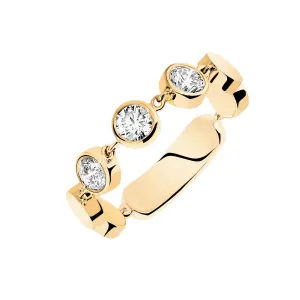 Messika D-Vibes 18ct Yellow Gold Diamond Ring