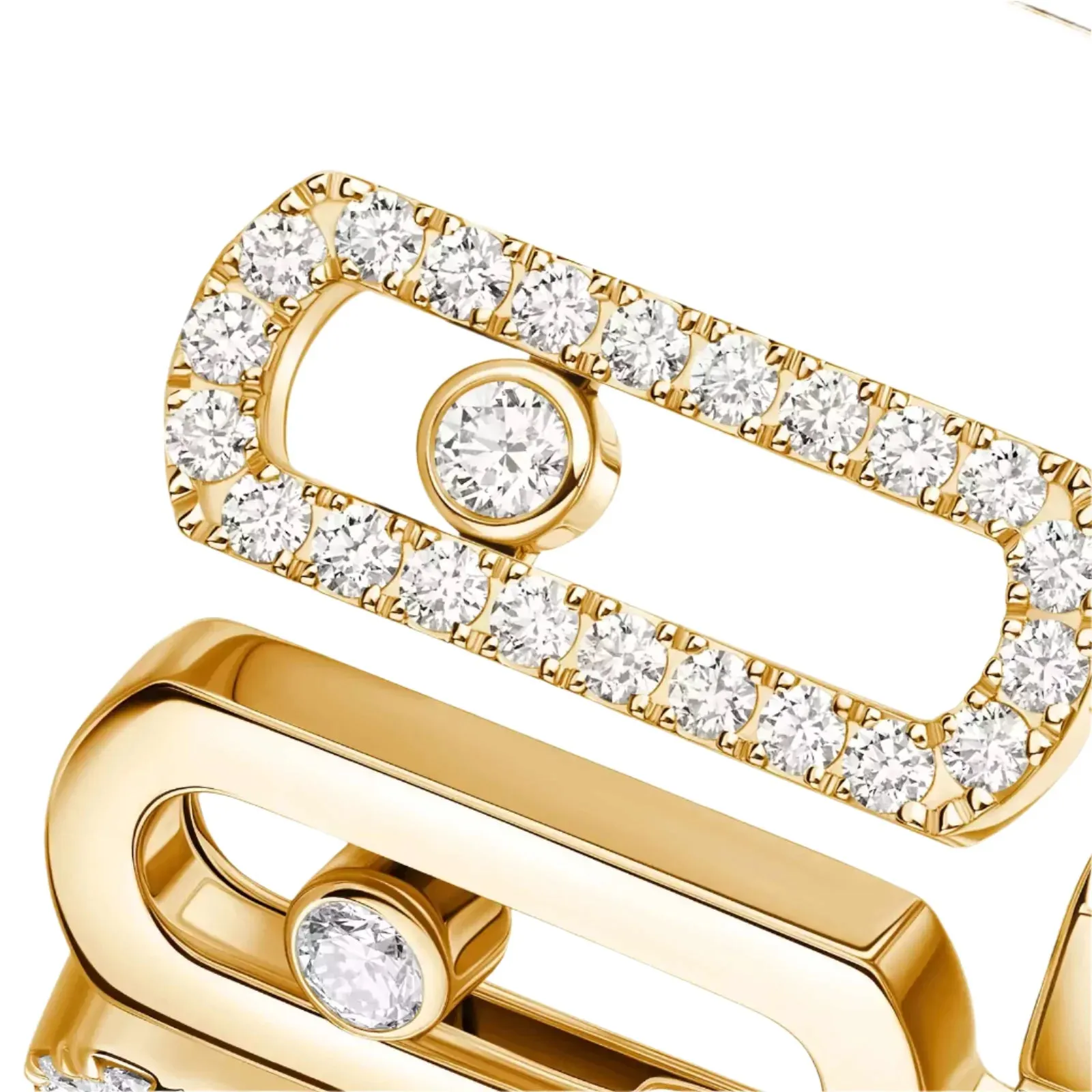 Messika Move Iconica 18ct Yellow Gold 0.60ct Diamond Ring