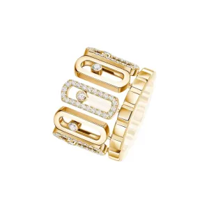 Messika Move Iconica 18ct Yellow Gold 0.60ct Diamond Ring