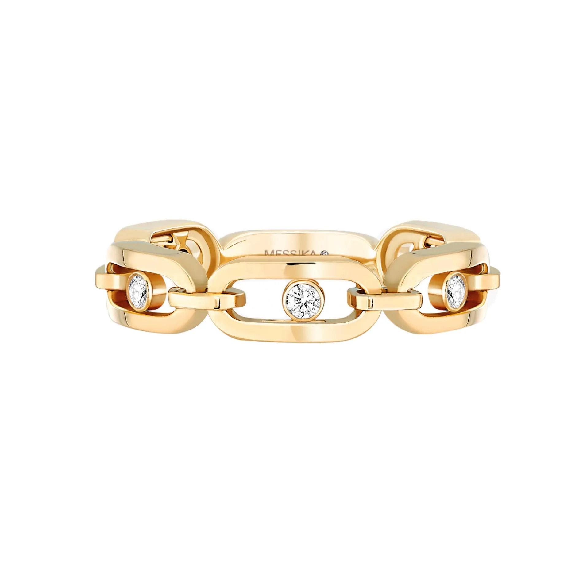Messika Move Uno Multi 18ct Yellow Gold Diamond Ring