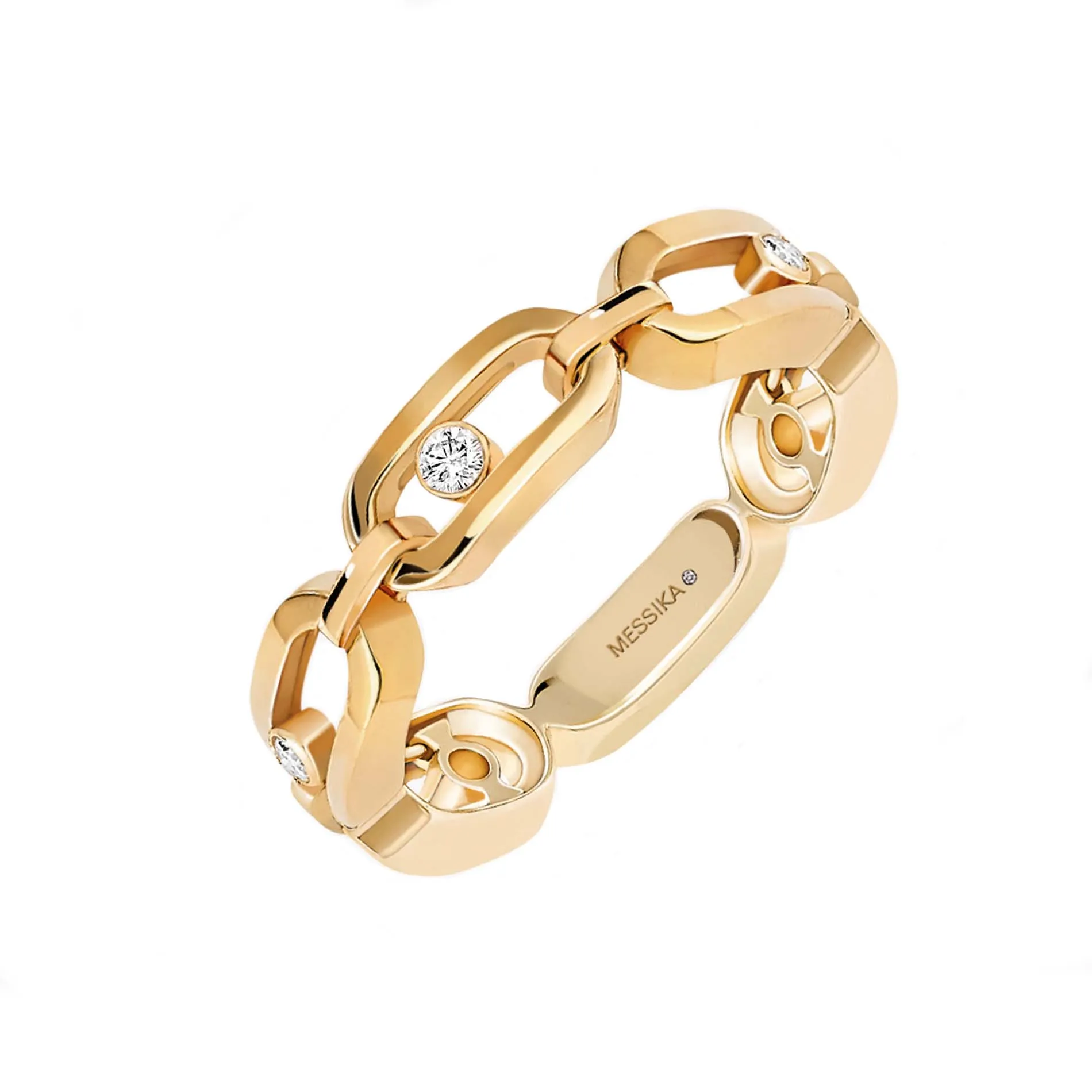 Messika Move Uno Multi 18ct Yellow Gold Diamond Ring