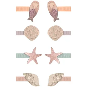 Mimi & Lula 8 Hair Clips - Mini Mermaid Sealife