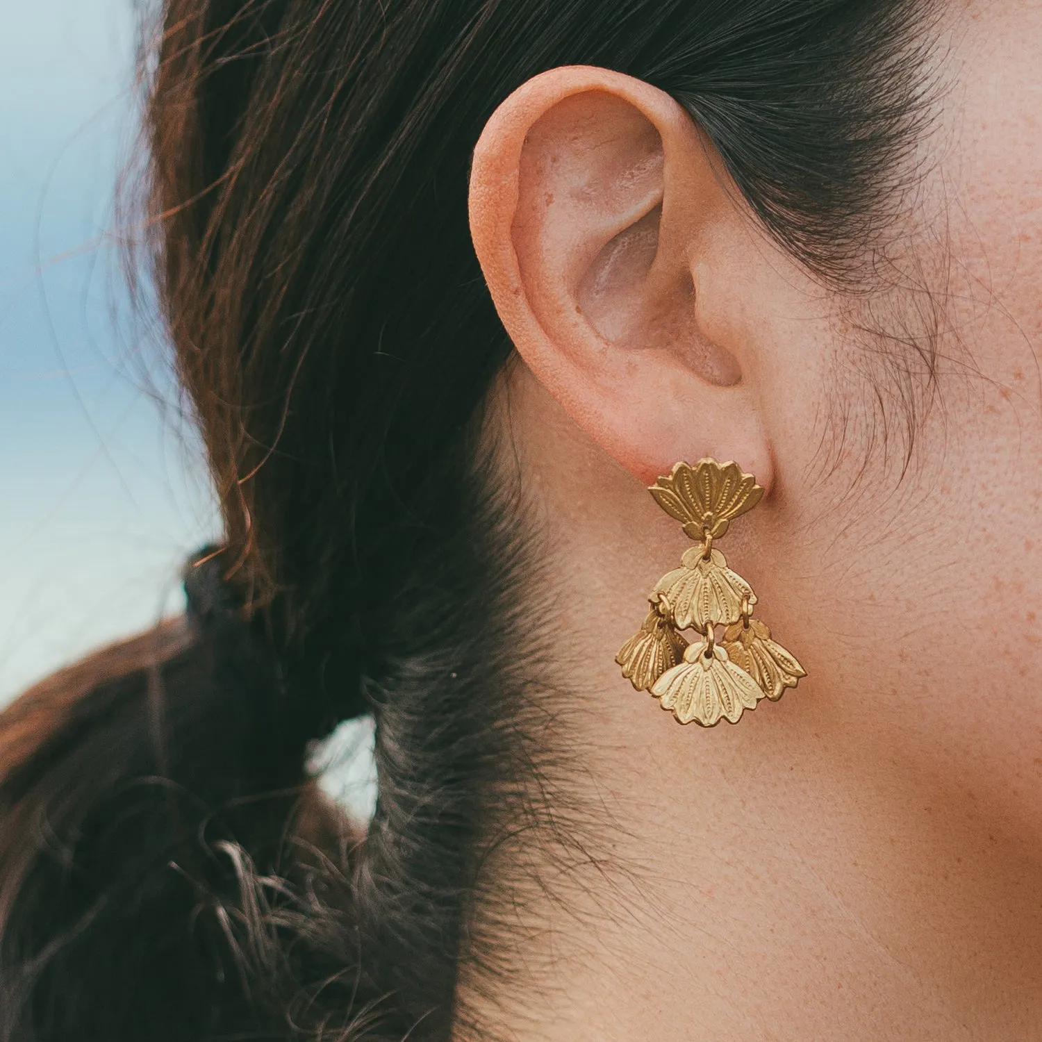Mini Mimosa Earrings