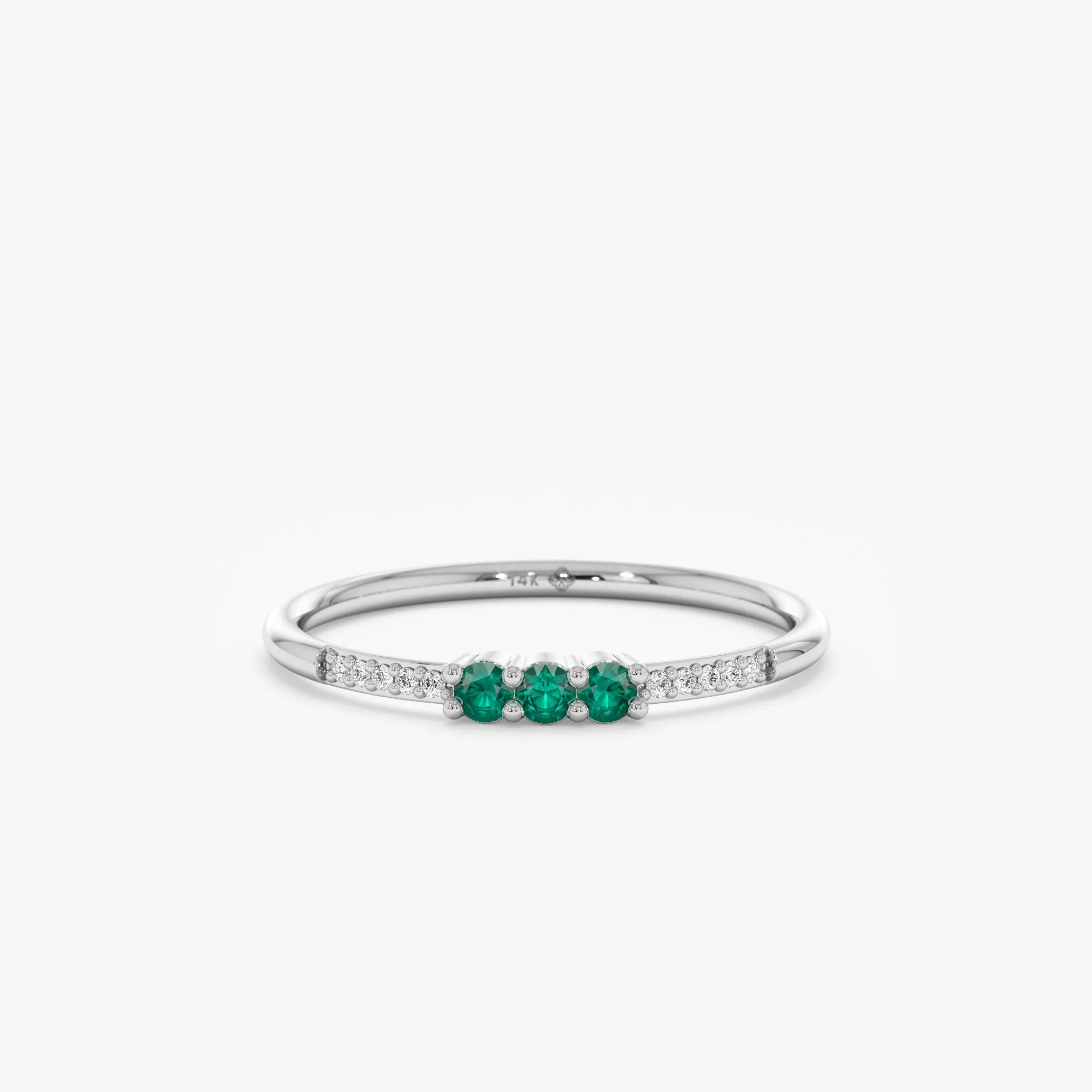 Natural Emerald and Diamond Ring, Jamie