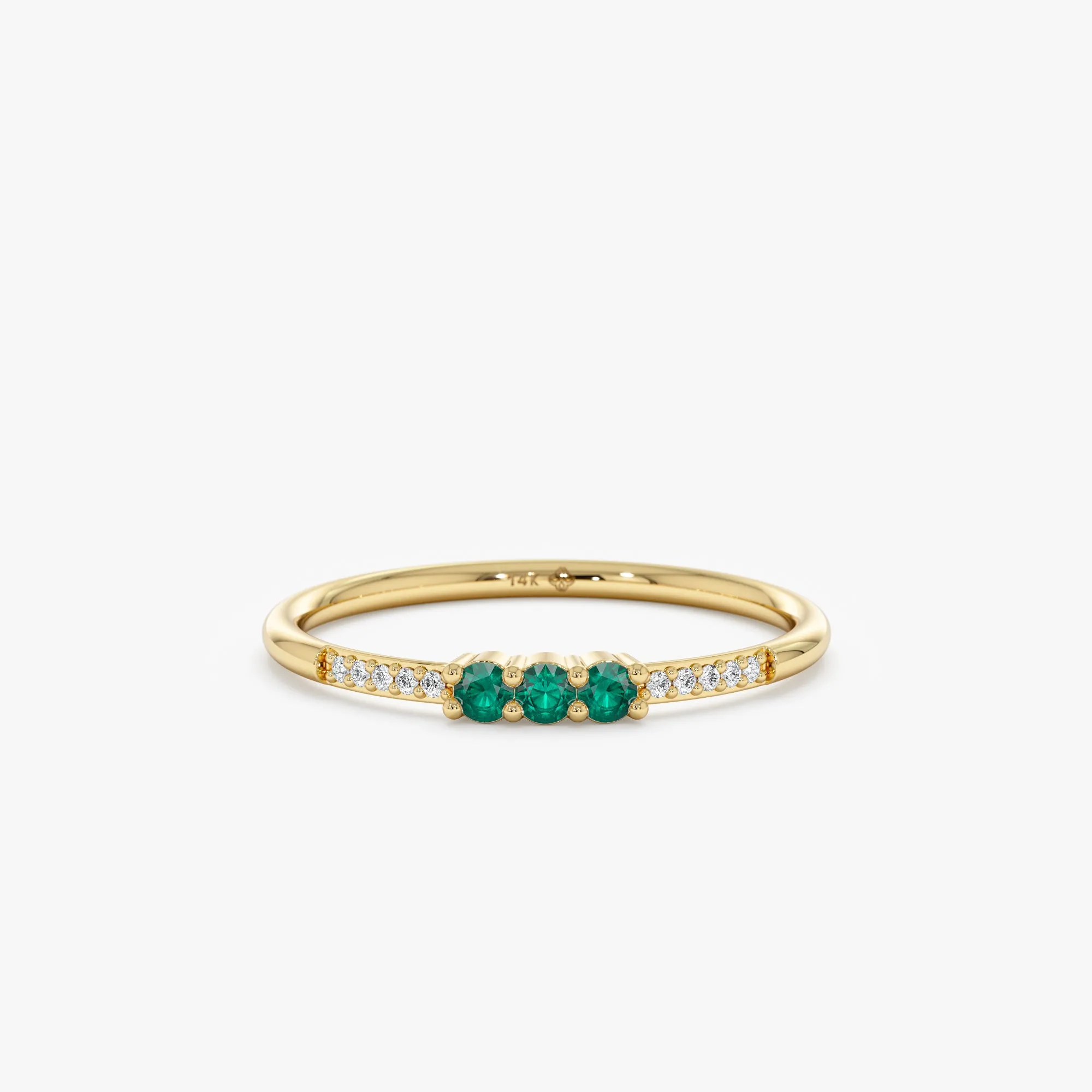 Natural Emerald and Diamond Ring, Jamie