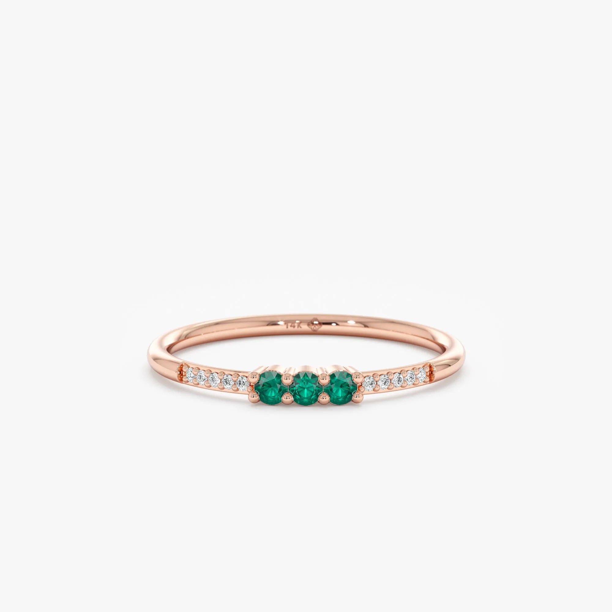 Natural Emerald and Diamond Ring, Jamie