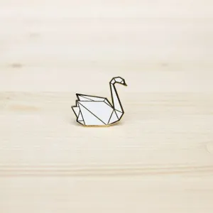 Origami Pin ?C Swan
