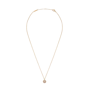 Pav?? Crystal Pendant Necklace Gold