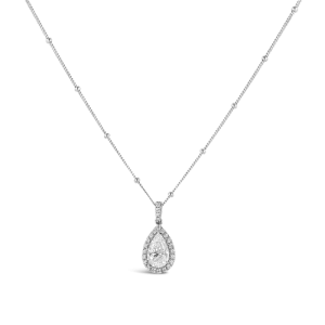 Pear Shaped Diamond Pendant
