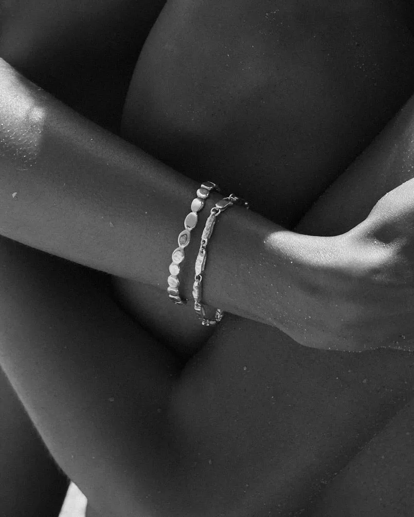 Pebble Cuff | Silver