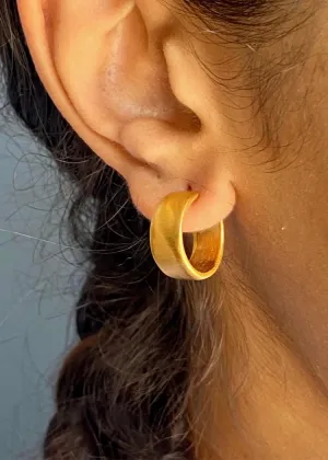 Philippa Roberts | Thick Hoops Earrings Vermeil