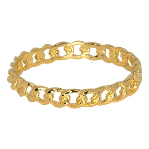Polished Gold Link Bangle