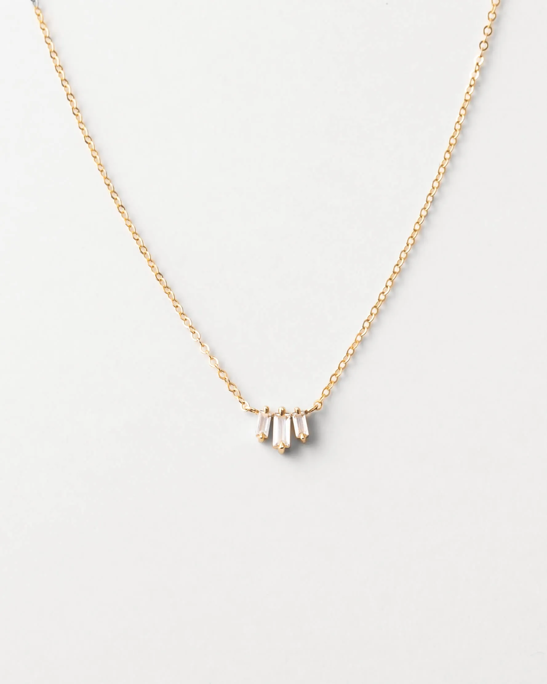 Prisma White Sapphire Necklace
