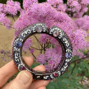 Purple crystal sparkly bracelet