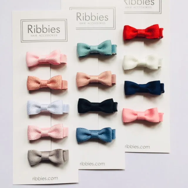 Set of 4 Baby Bows - Classic