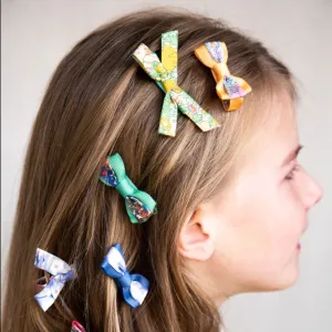 Set of 4 Liberty Bows - Meadow Song - Pink