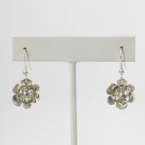 Silver Flower Earrings