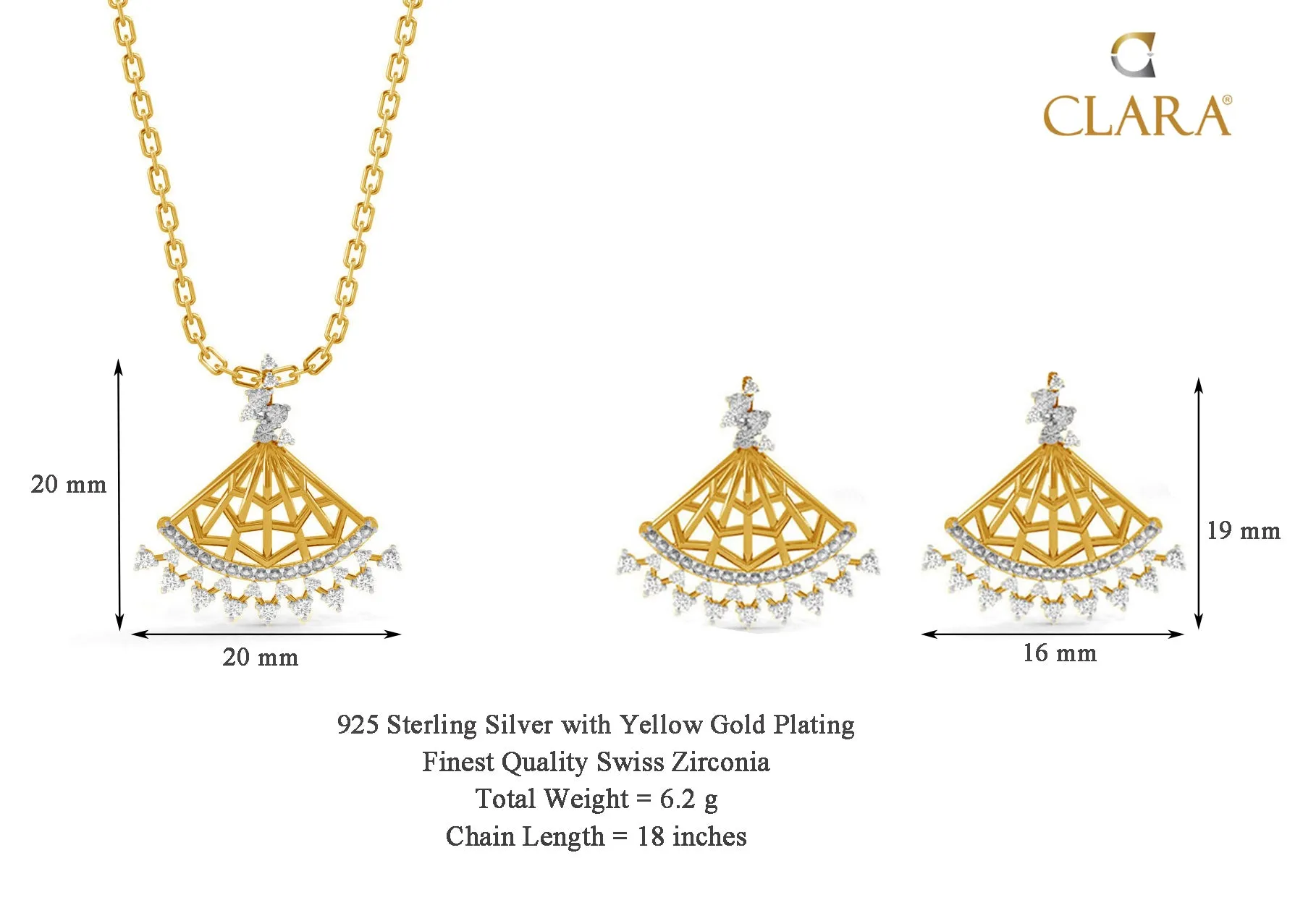 Silver Irina Jewellery Set