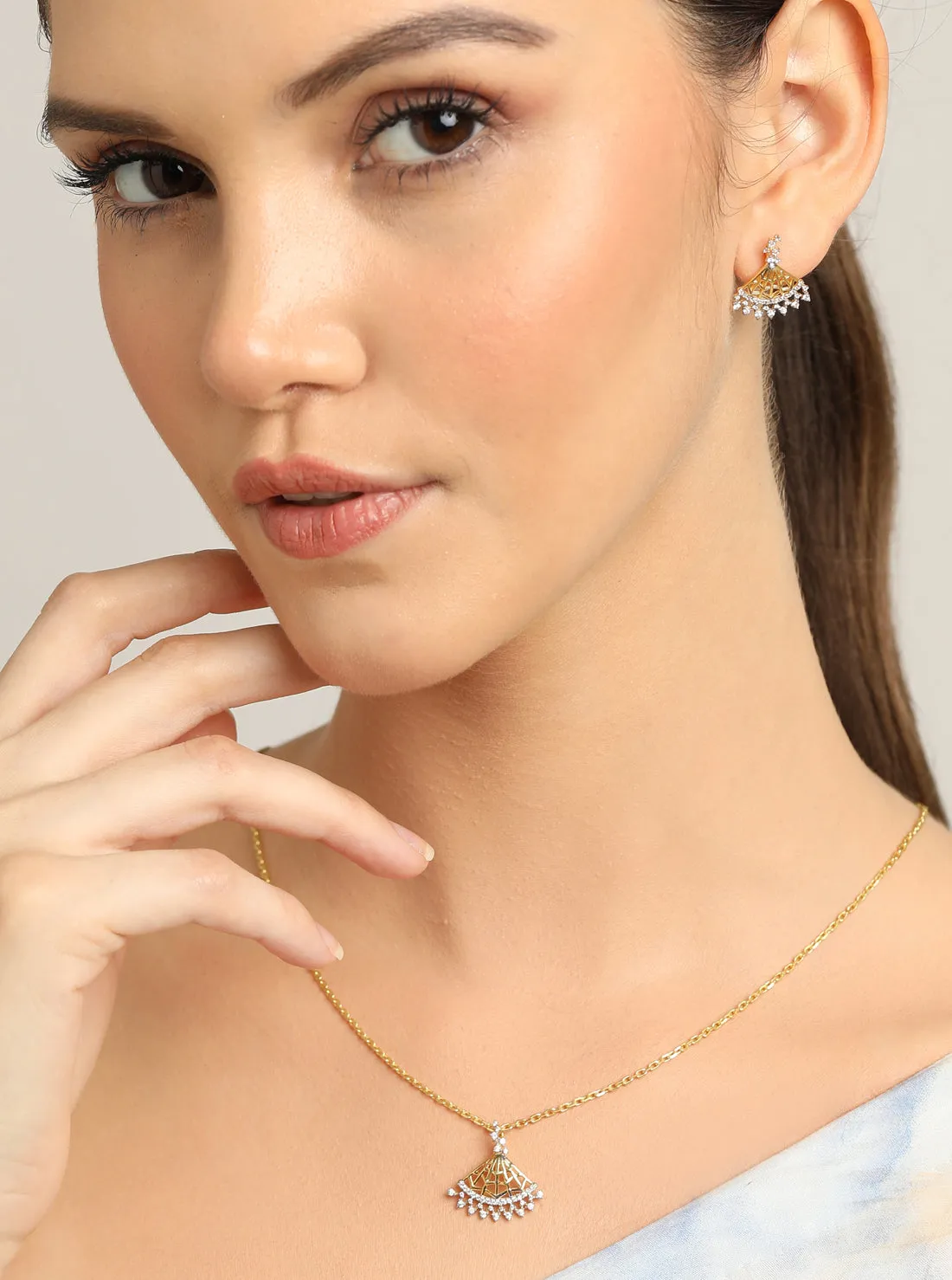 Silver Irina Jewellery Set