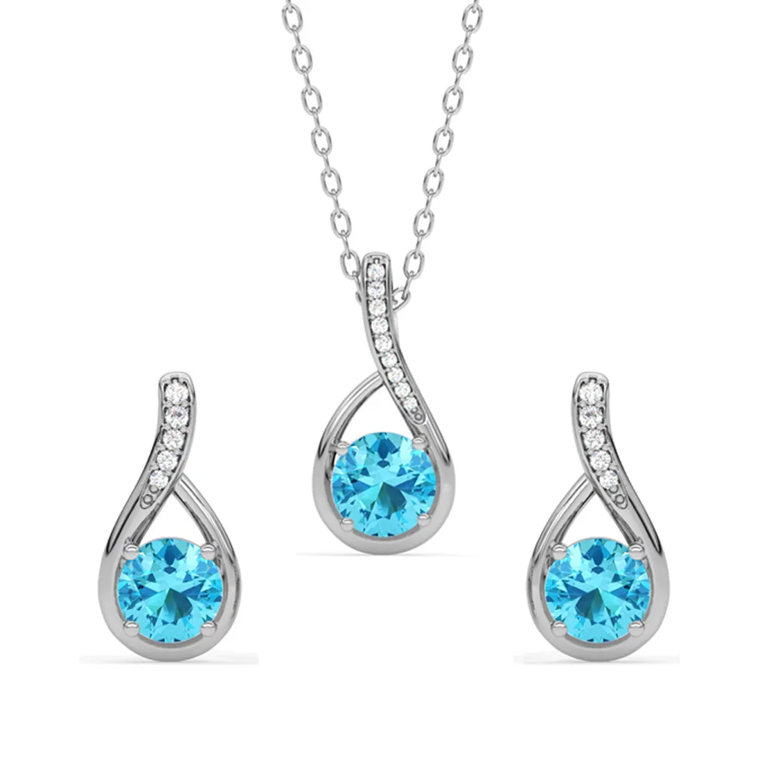 Silver Isla Jewellery Set