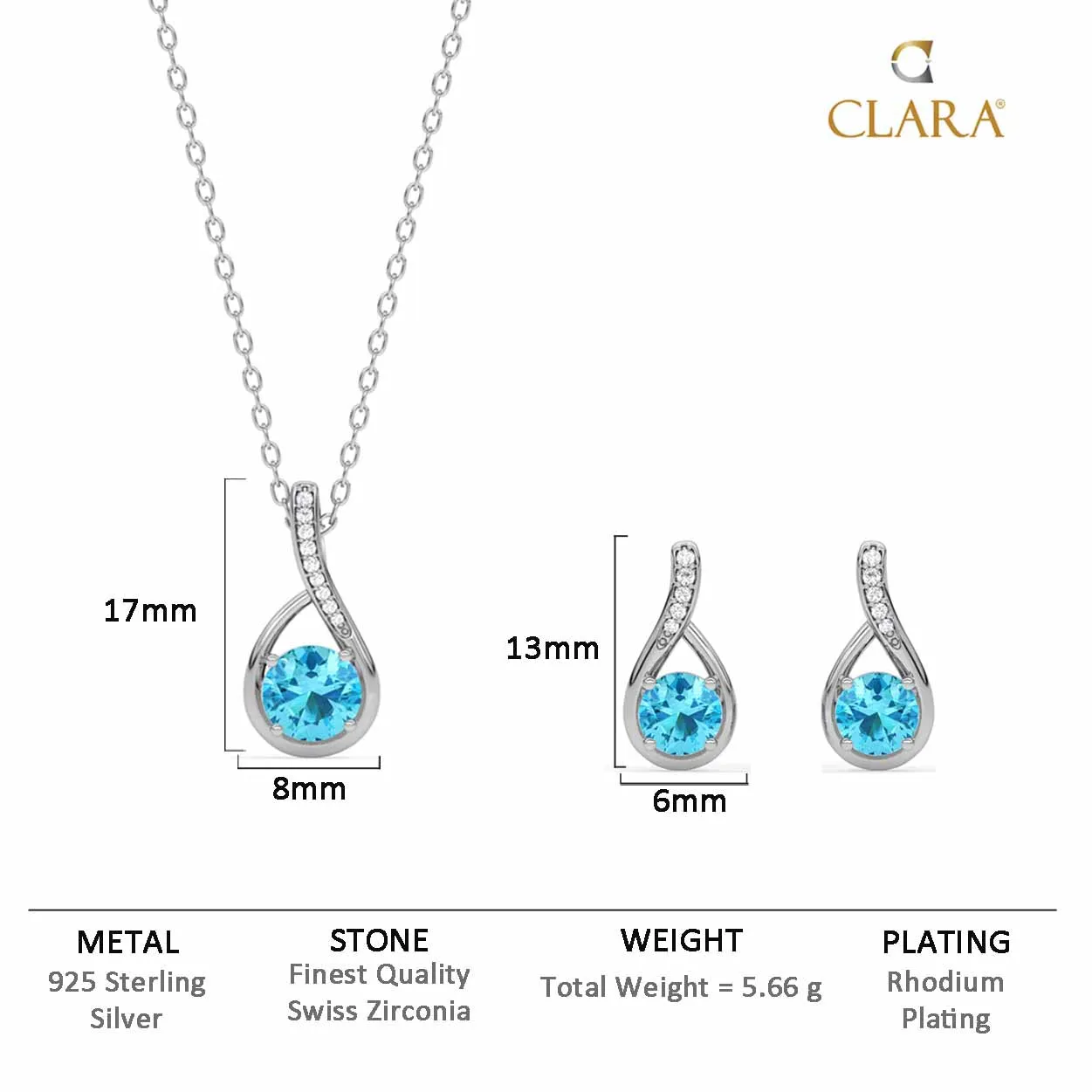 Silver Isla Jewellery Set