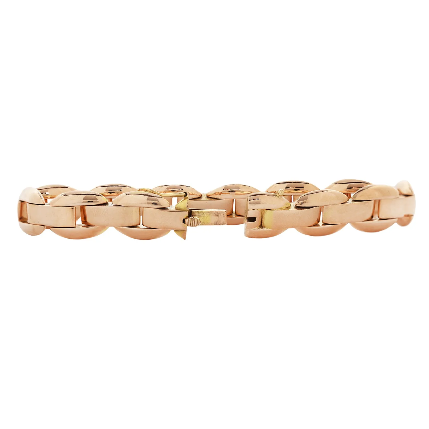 Smooth Oval Link Bracelet