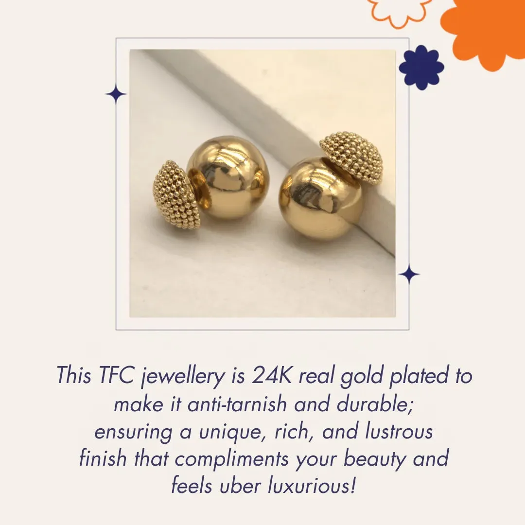 TFC Small Letter D - Gold Plated Pendant Necklace