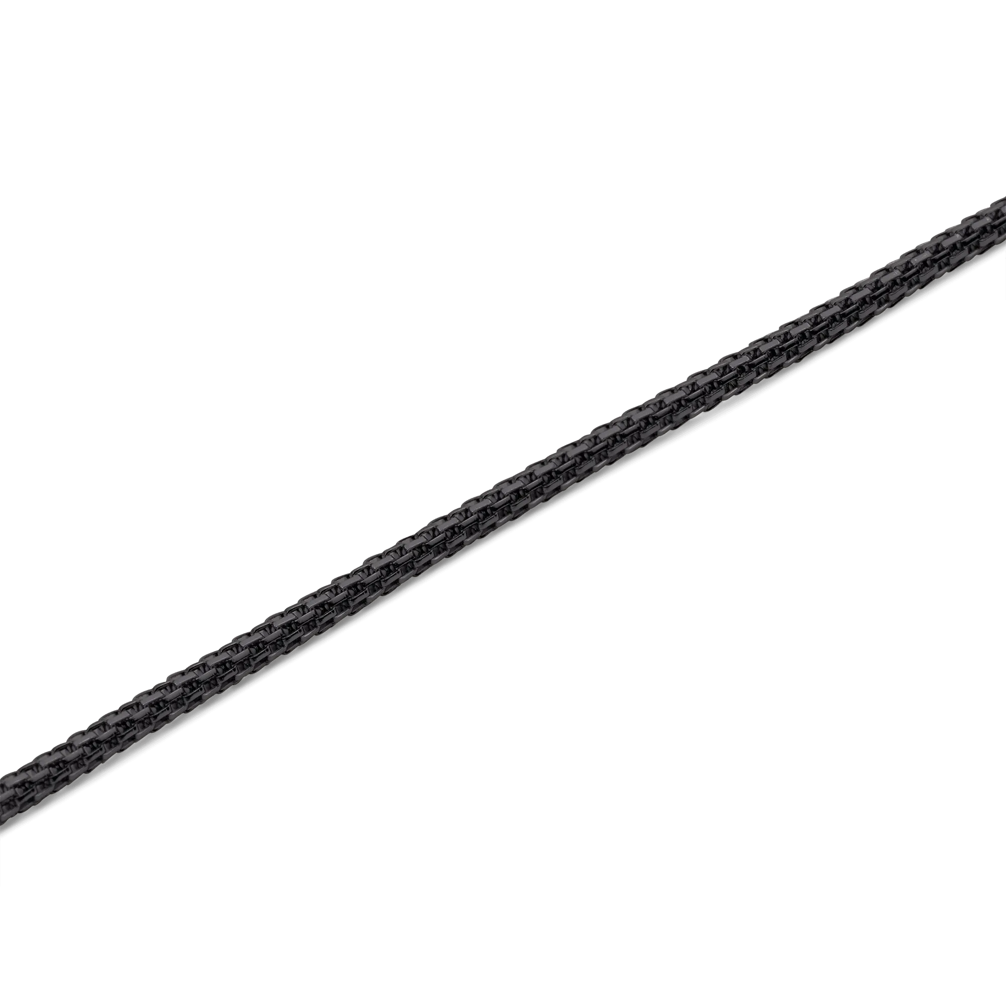 Tide Mesh Necklace Black 1.8