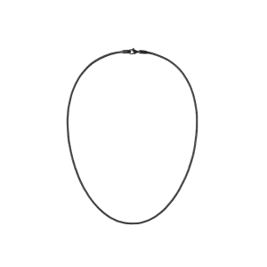 Tide Mesh Necklace Black 1.8