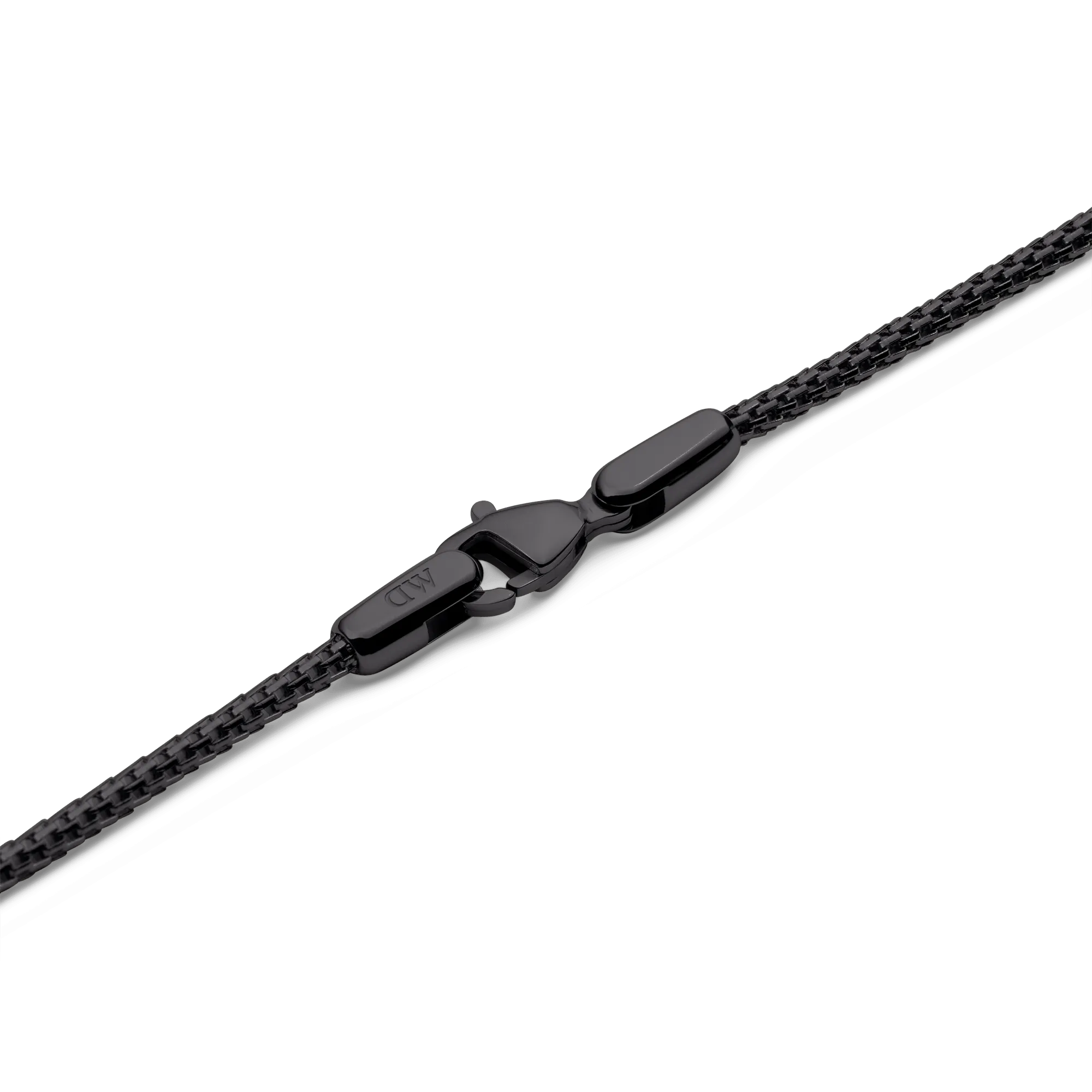 Tide Mesh Necklace Black 1.8