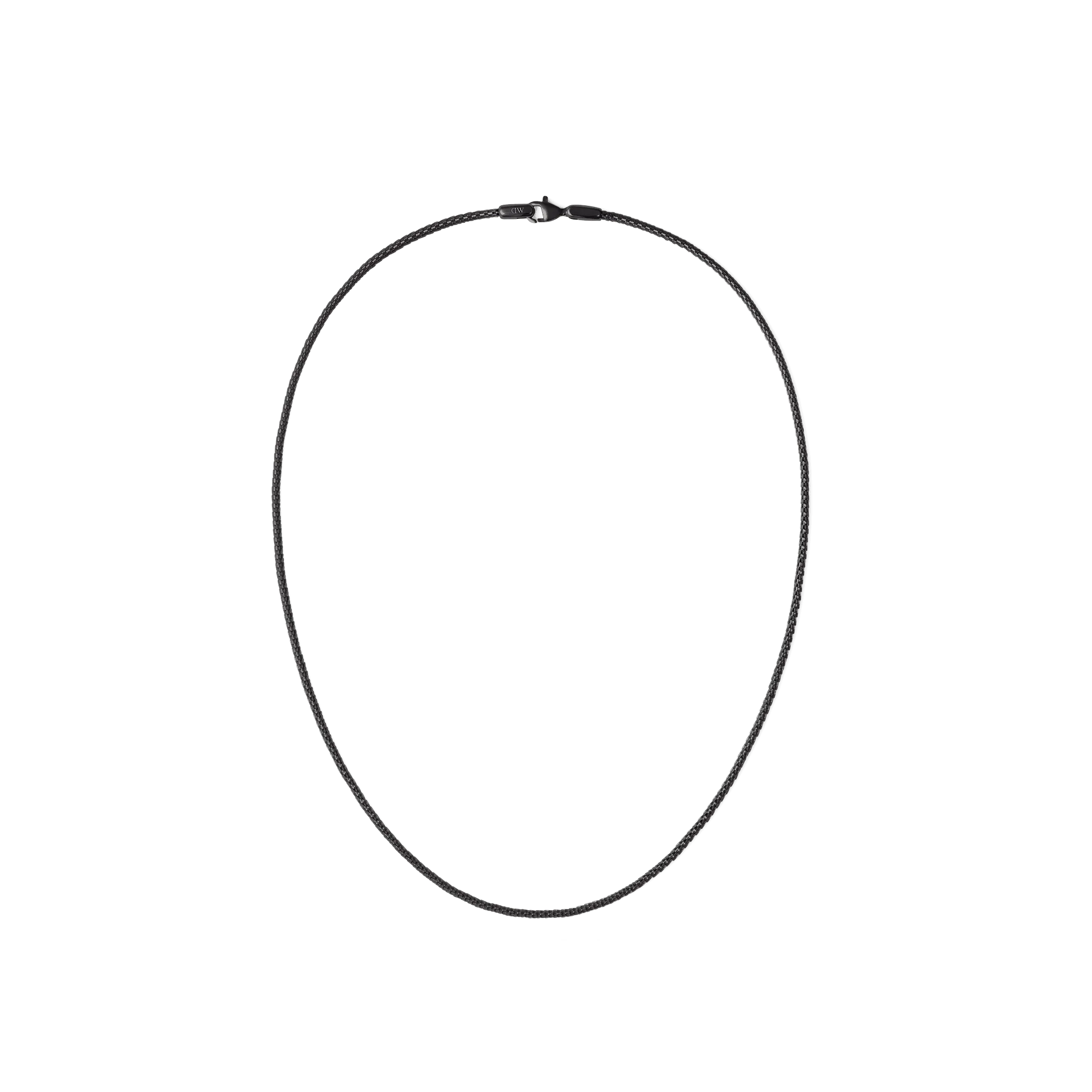 Tide Mesh Necklace Black 1.8