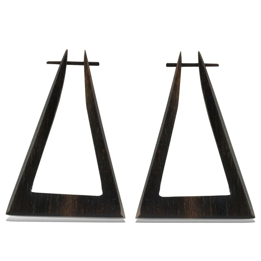 Triangle Hoops - Wood