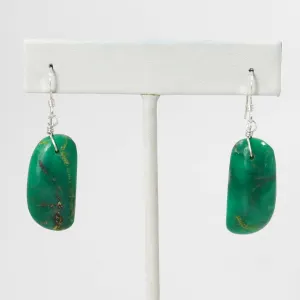 Turquoise Slab Earrings