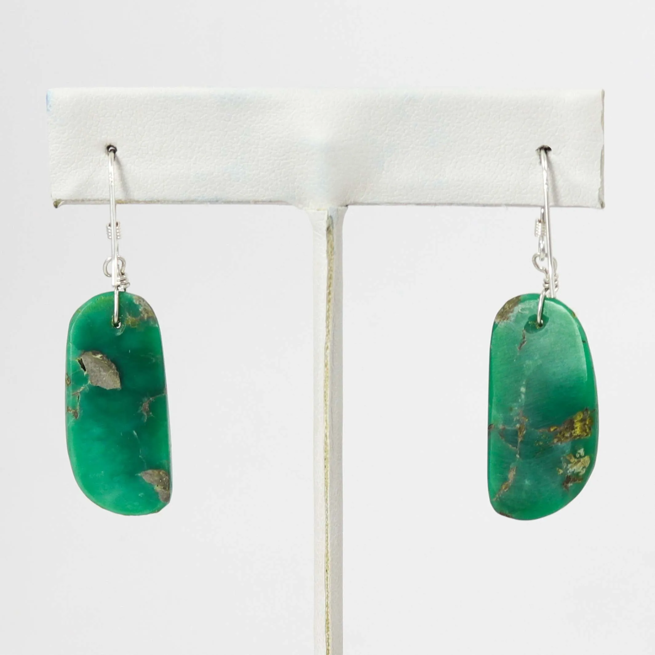 Turquoise Slab Earrings