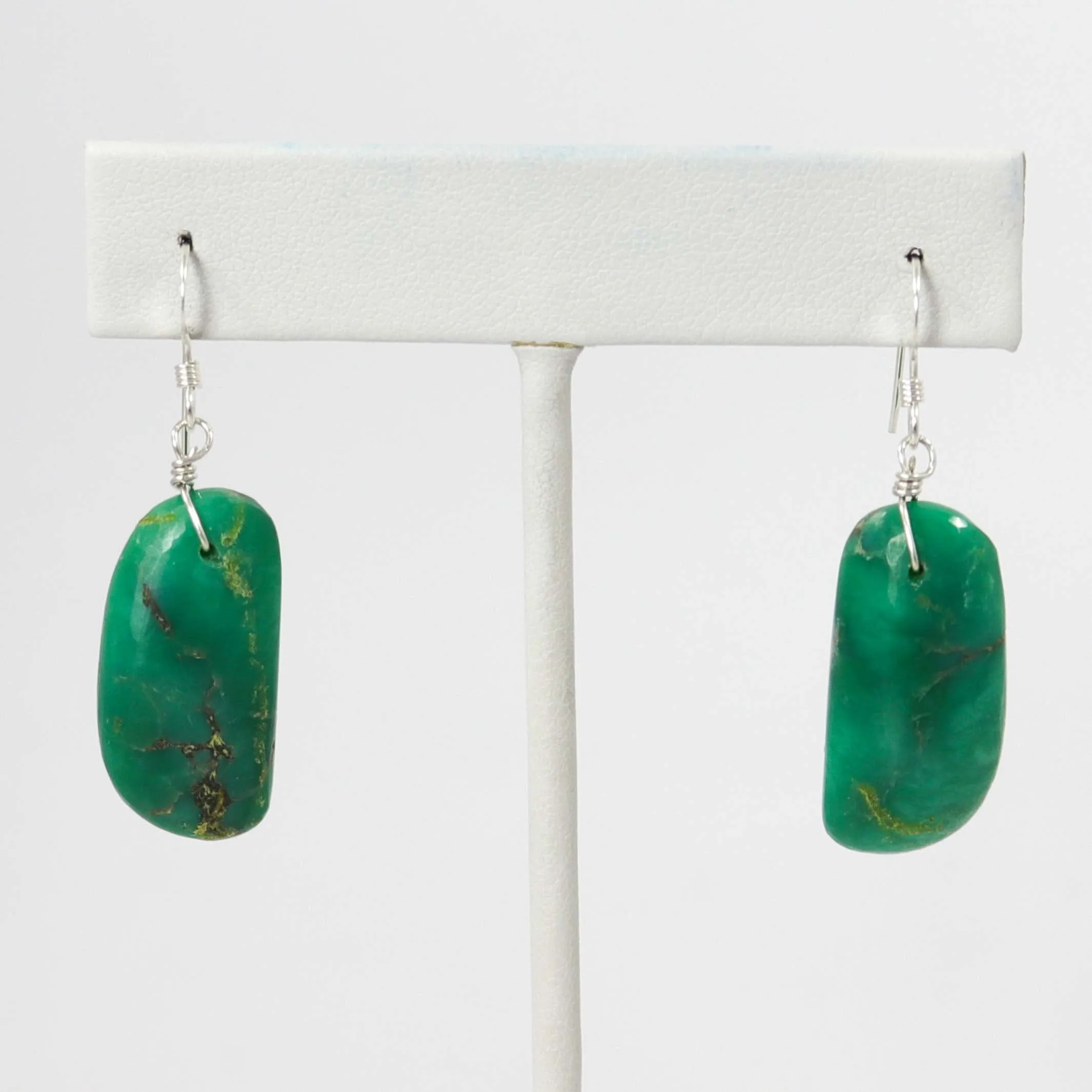 Turquoise Slab Earrings