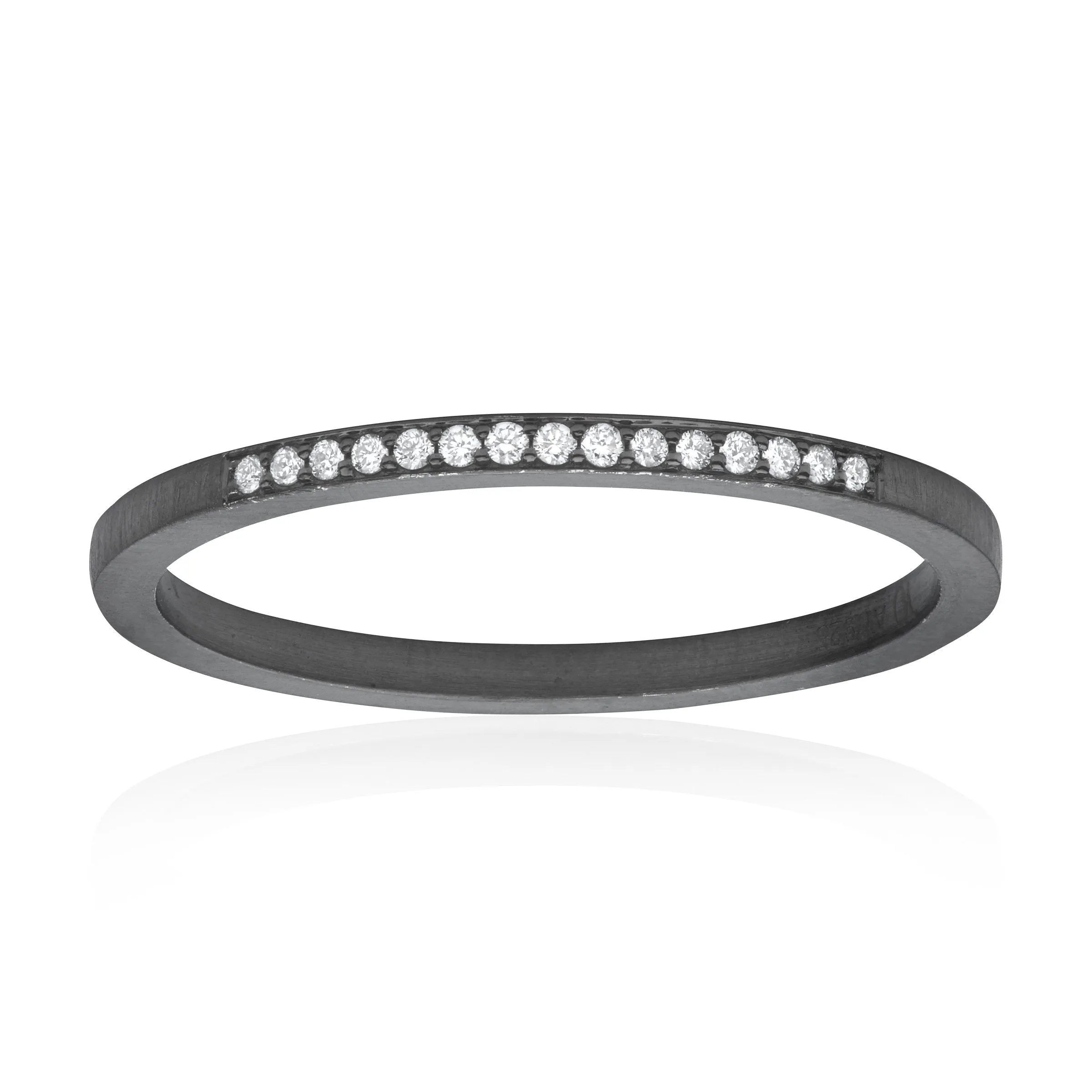 Wille Jewellery Silver Diamond Assorted Stacking Rings