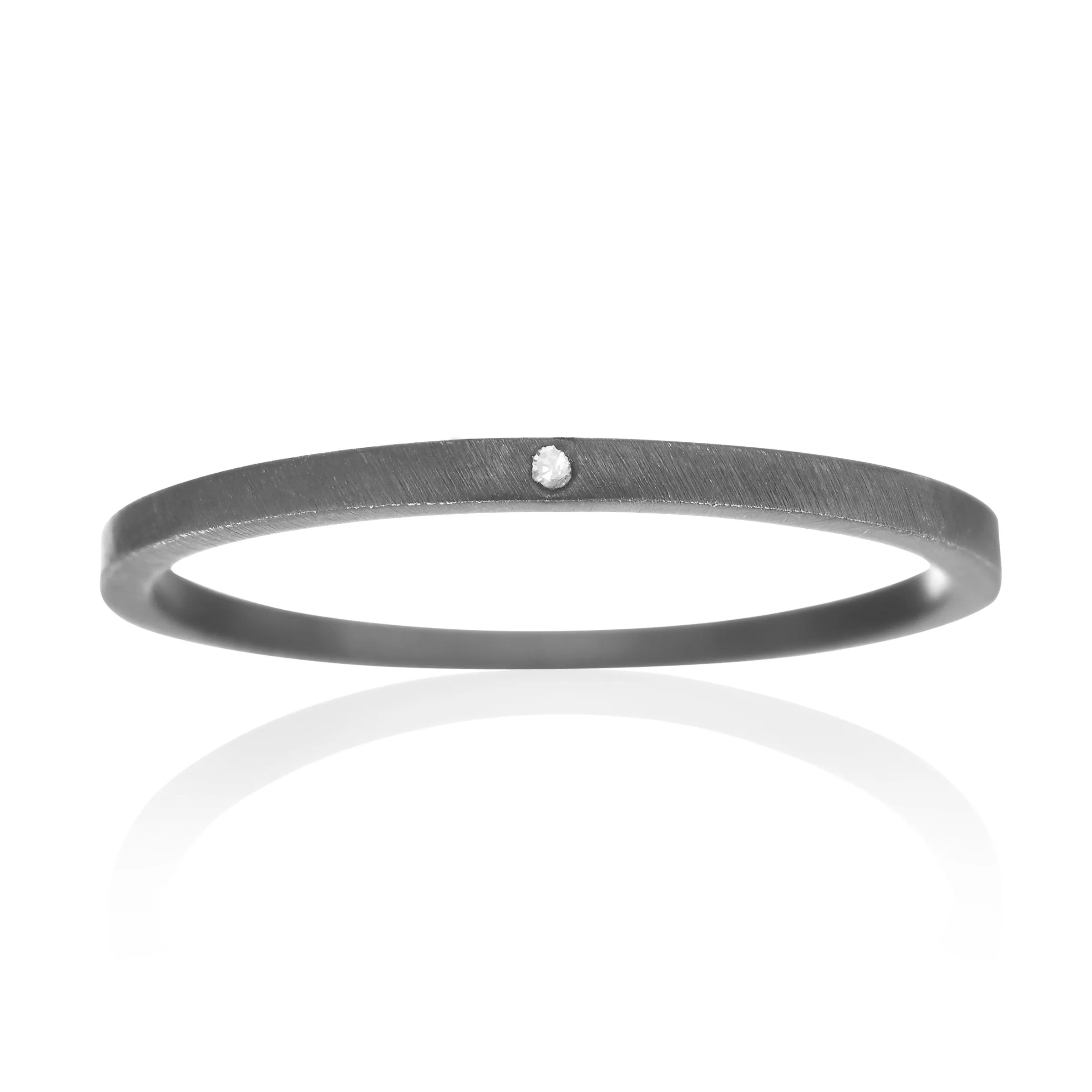 Wille Jewellery Silver Diamond Assorted Stacking Rings