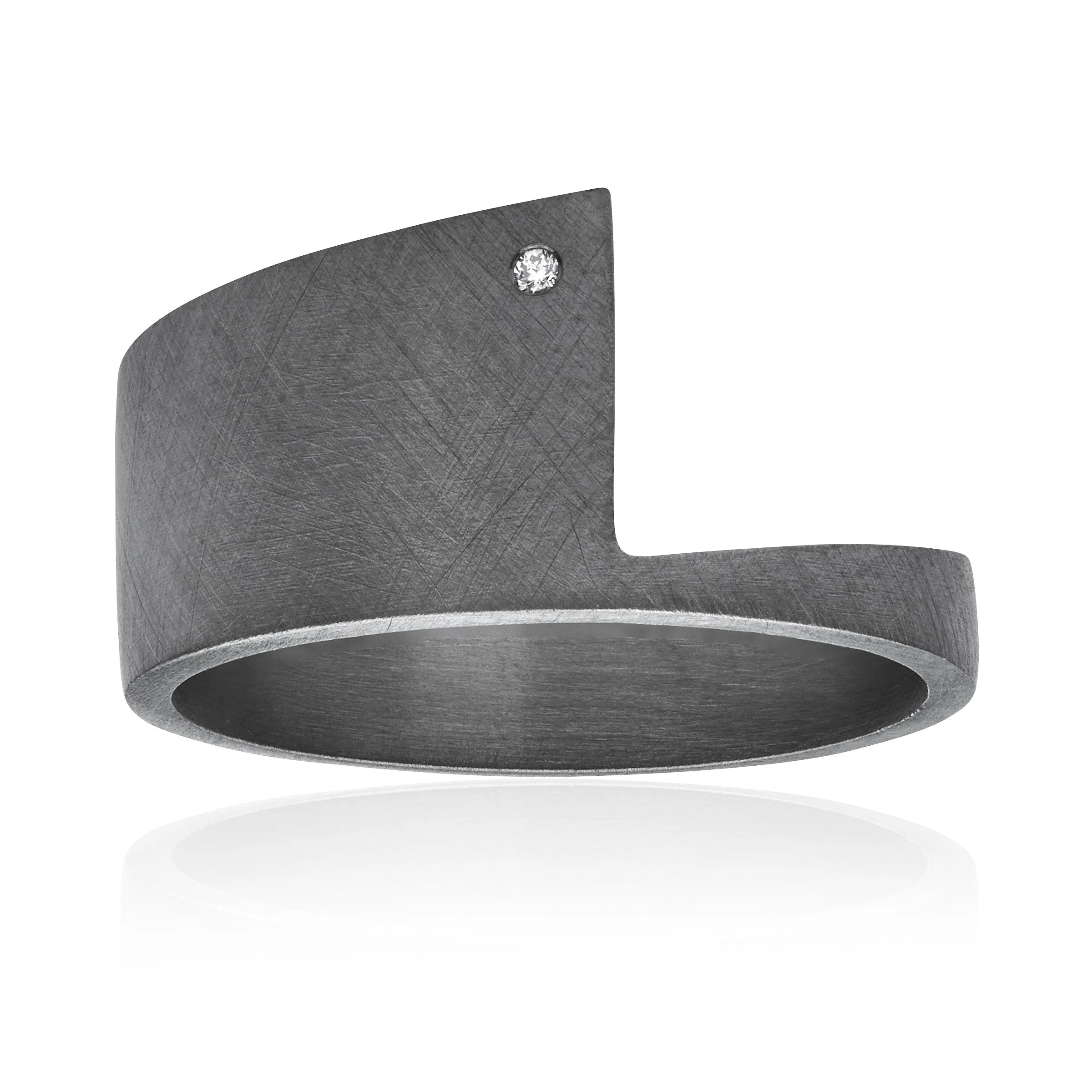 Wille Jewellery Silver Diamond Assorted Stacking Rings